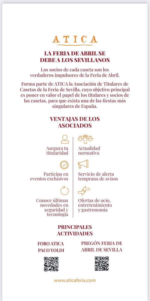 Tienes caseta?? Hazte socio de <a href="/AticaFeria/">AticaFeria</a> tu voz como titular será oída