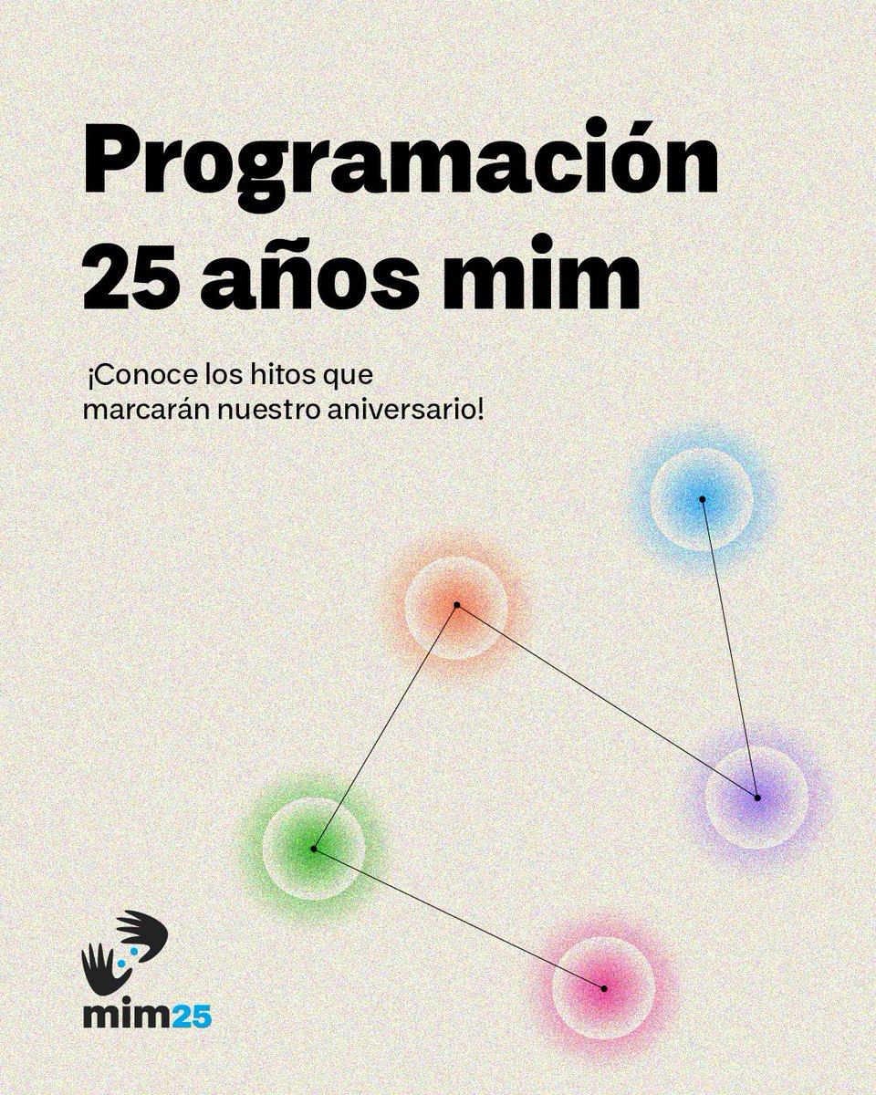 MIM_Museo (@mim_museo) on Twitter photo Compartimos la programación anual con algunas de las actividades más relevantes que realizaremos desde nuestros Programas y que involucrarán a los museos y espacios del <a href="/centro_inter/">Centro Interactivo de los Conocimientos</a> durante este 2025, en el marco de la celebración de nuestros 25 años🙂 Compartimos la programación anual con algunas de las actividades más relevantes que realizaremos desde nuestros Programas y que involucrarán a los museos y espacios del <a href="/centro_inter/">Centro Interactivo de los Conocimientos</a> durante este 2025, en el marco de la celebración de nuestros 25 años🙂