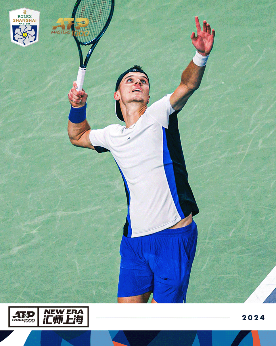 A second Masters 1000 quarter-final 🙌

After reaching the last 8 in Shanghai, 19 year old Mensik has now made the quarter-finals in Miami!  

#RolexShanghaiOpen