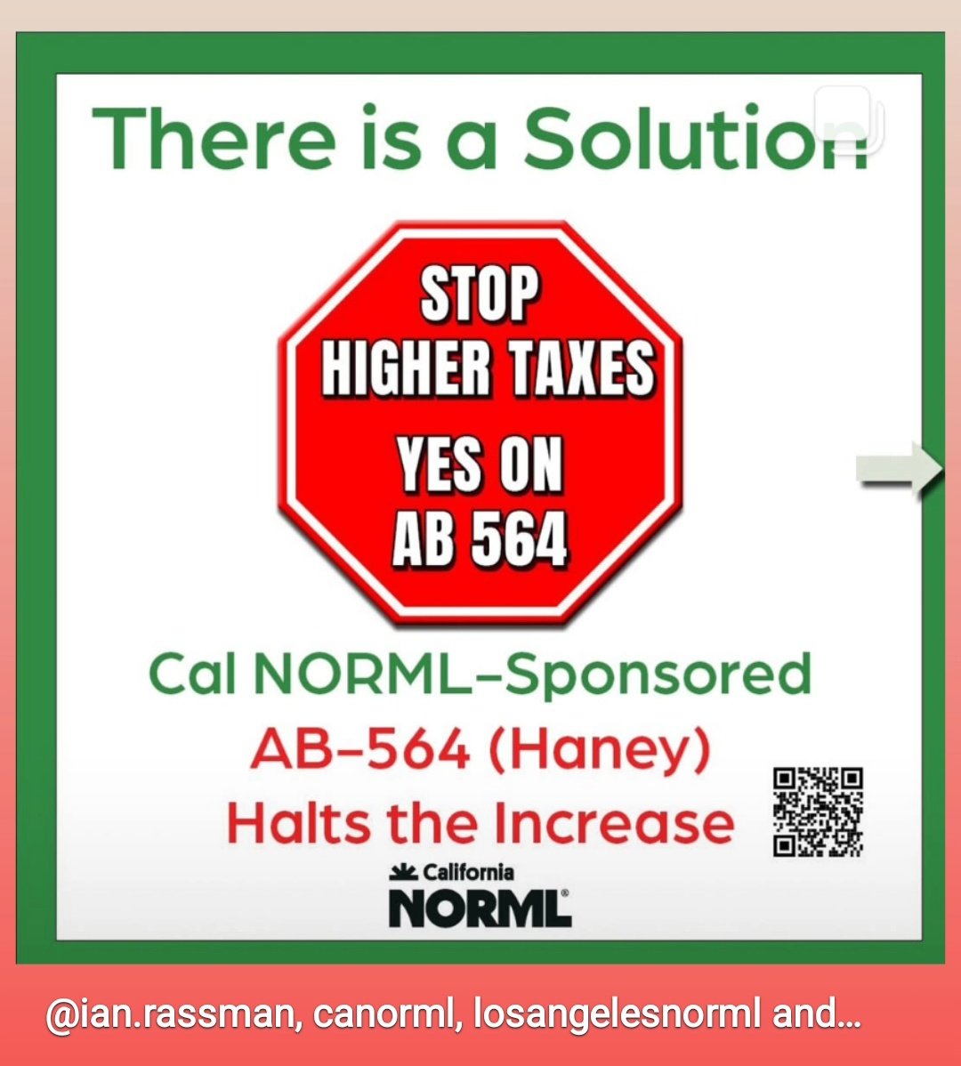 HHCRichmond's tweet photo. via @CaliforniaNORML @coconorml @NORML #YesOnAB564 https://t.co/wV9SDRtJOO