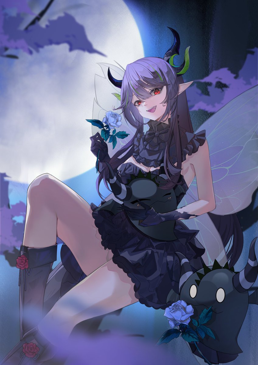 viotubing's tweet image. 🦋🐉✨it’s time to introduce myself ✨🐉🦋
Hi! I’m Vio ~ a fairy dragon vtuber who loves to fly around and cause some chaos with my little gremlins 🥰🖤
I’m addicted to streaming and also love to bite - so be careful in my presence 😈
Huge shoutout to @StudioNekoyama for…