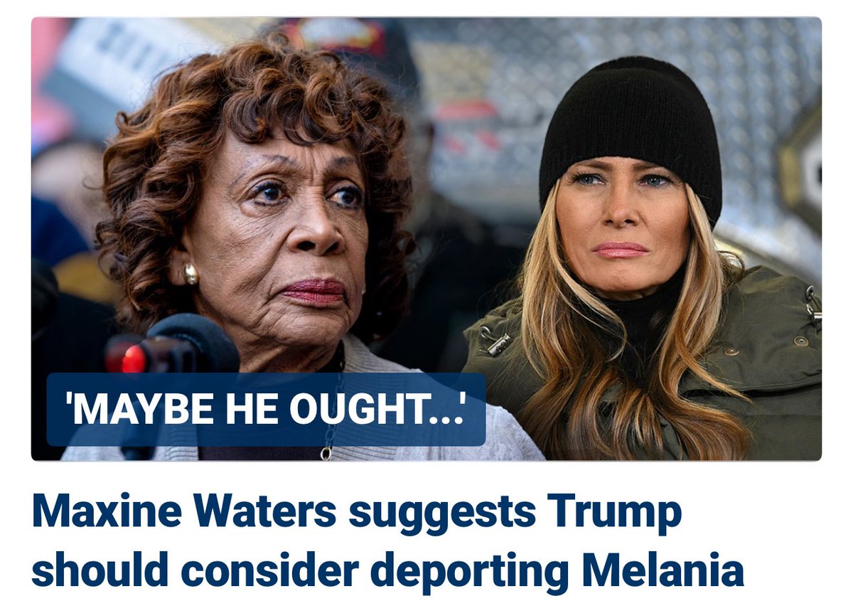 SlightlySerious (@slightlyserious) on Twitter photo If you’re suggesting we deport Melania, maybe you’re just not fit to represent the American People anymore <a href="/RepMaxineWaters/">Maxine Waters</a>. I mean Afterall, that is as retarded as saying we should deport you to Africa. If you’re suggesting we deport Melania, maybe you’re just not fit to represent the American People anymore <a href="/RepMaxineWaters/">Maxine Waters</a>. I mean Afterall, that is as retarded as saying we should deport you to Africa.