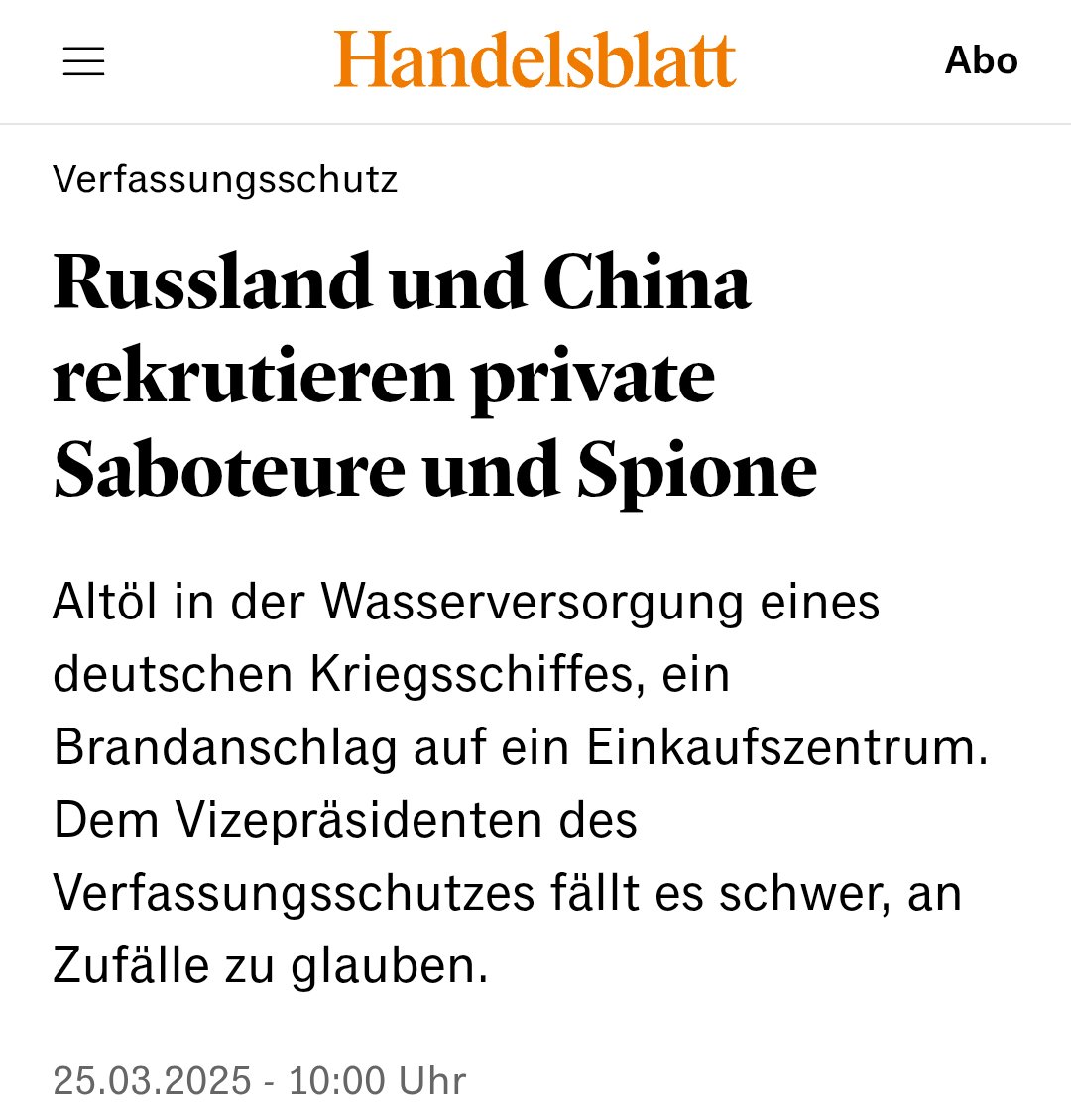HeimatFreiheit's tweet photo. An die ‚Ich bin nicht im Krieg mit russland‘-Fraktion: #russland ist aber im Krieg mit euch – ob ihr wollt oder nicht. Noch auf niedriger Schwelle, aber der hybride Krieg ist längst Realität. https://t.co/rml6iM4w0p
