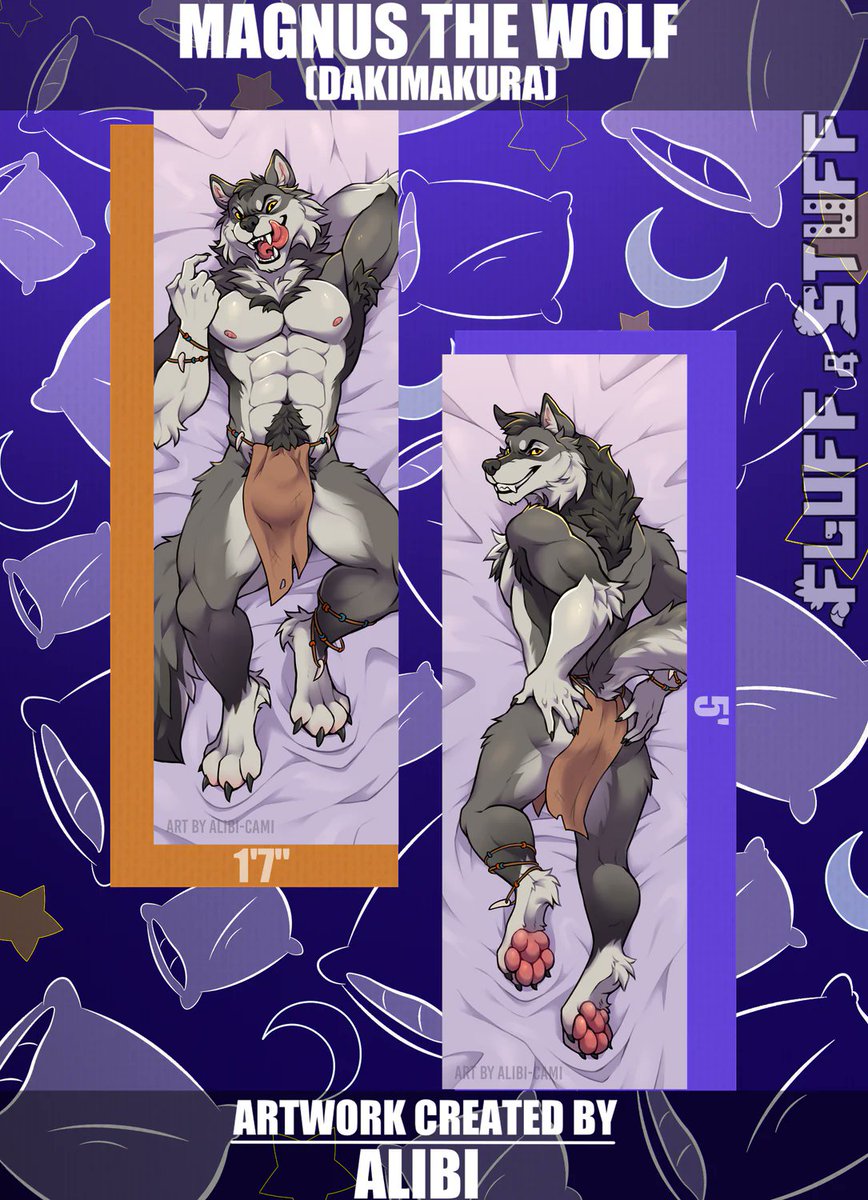 Magnus is a very knotty boy, but he knows how to cover up with a...far-from-revealing loincloth when you have company over ;) Art by <a href="/Alibi_Cami/">Alibi</a>  furrydakimakura.com/products/magnu…