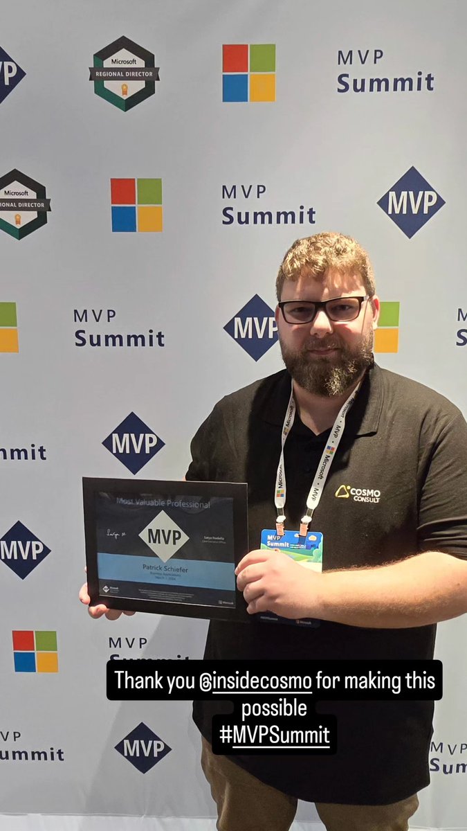 Got my printed MVP Certificate #MVPSummit