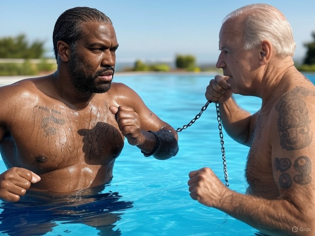 CardDead1's tweet image. Cornpop vs Biden...only known photograph