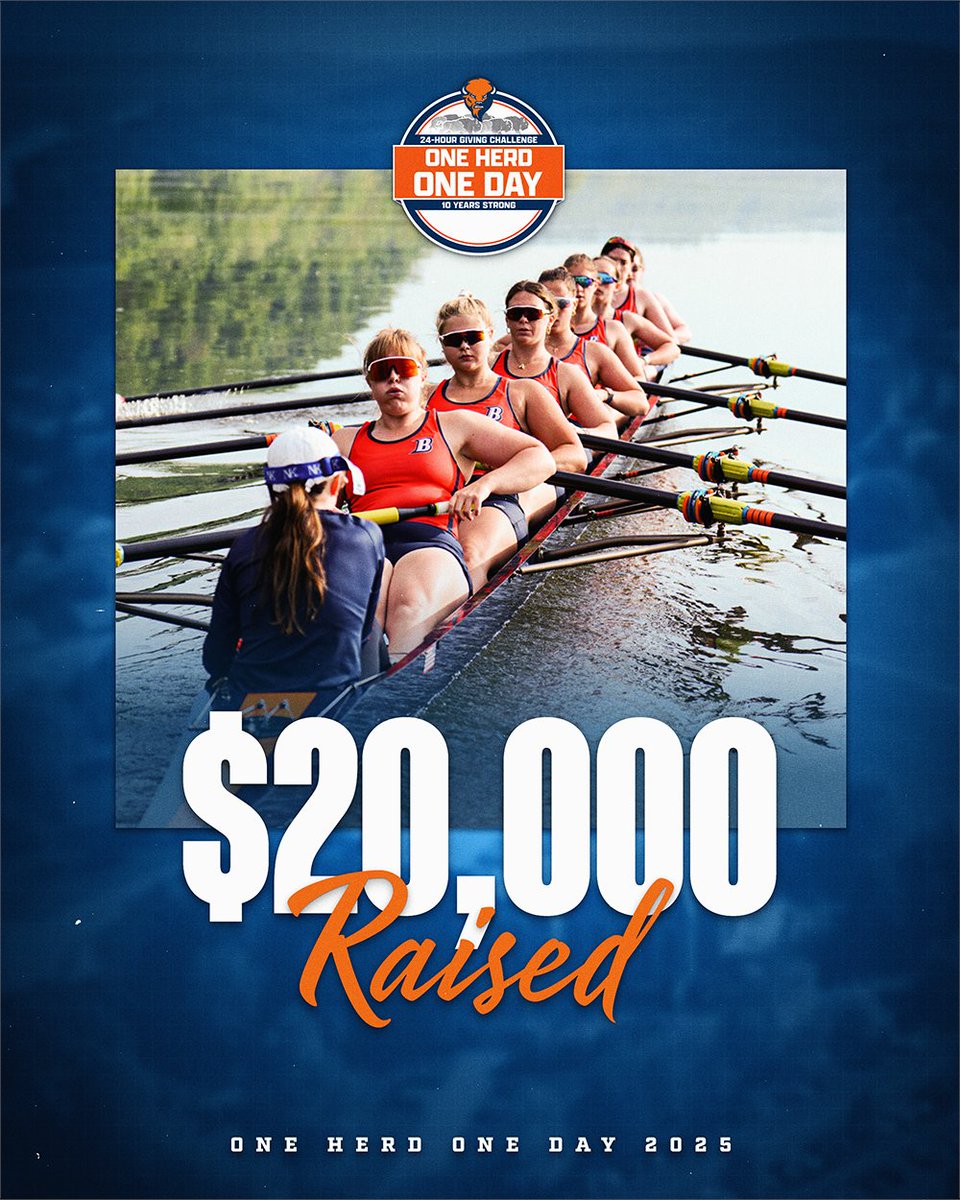Thanks for helping us reach the $20,000 mark so far on #OneHerdOneDay! Spread the word, and let's keep it going into the evening! #rayBucknell 🔶🔷🦬

Donate Here: givecampus.com/tp8ibd