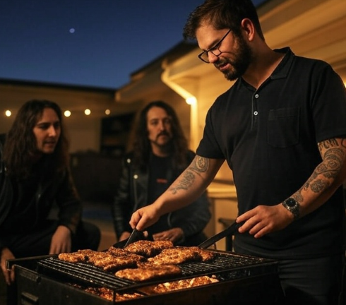 🔹Así que Gabriel Boric se reunió con la banda Tool, en una residencia privada y se comieron un asado.

Todo el mismo día que el sur se quemaba 🔥

No hay palabras para describir a esa miseria humana llamada <a href="/GabrielBoric/">Gabriel Boric Font</a>.
