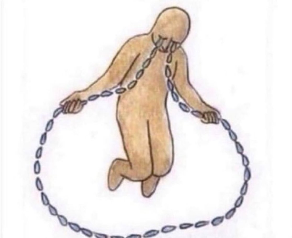 tomiezequiel15's tweet image. yo haciendo chistes de mis traumas para superarlos con humor