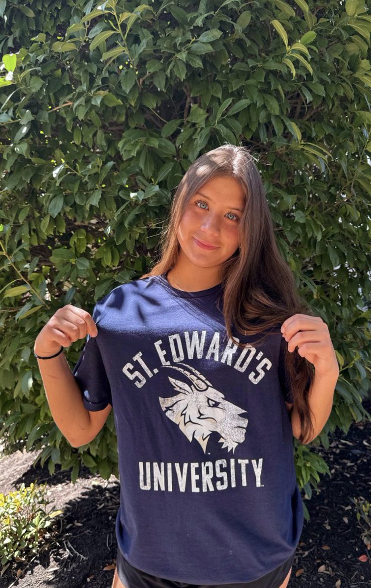 ArianaWeiss08's tweet photo. I’m beyond blessed to announce my verbal commitment to continue my academic and athletic career at St. Edward’s University! I’m incredibly thankful for the endless love and support from my family, teammates, and coaches, especially @CoachGusMota for constantly pushing and guiding me through my recruitment process. I also want to thank Coach Nick for giving me this incredible opportunity. Go Hilltoppers! 💙 #fearthegoat 
@ahfcsoccer   @AHFC08ECNL   @SEUWSoccer