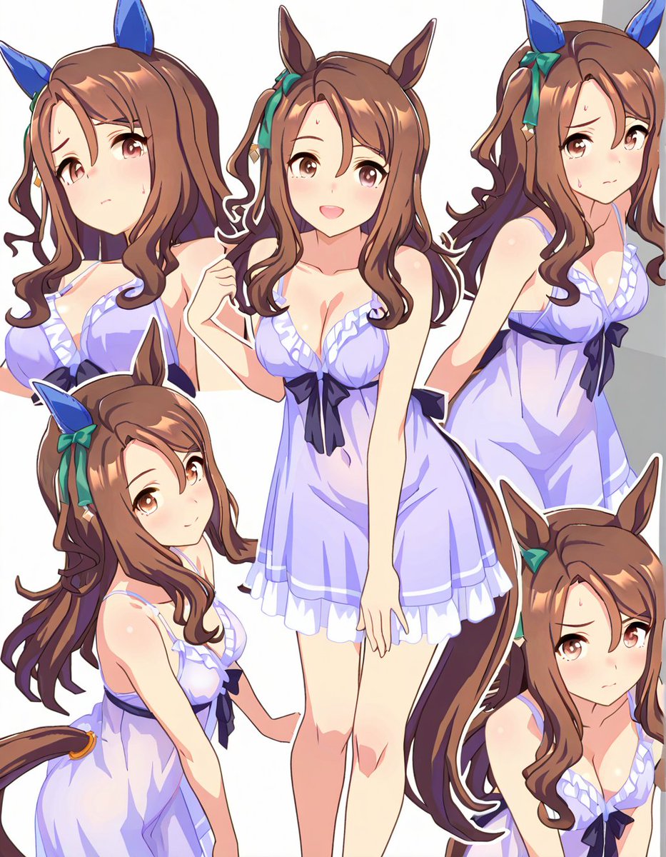 teturoku2's tweet image. ネグリジェ
キングヘイロー　ウマ娘