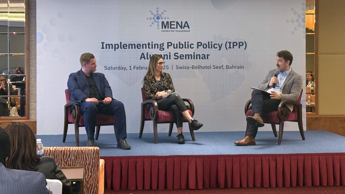 Earlier this year, 21 IPP alumni from 15 countries gathered in Bahrain for our first IPP community of practice seminar for the Middle East and North Africa (MENA) region. Learn more about the experience in this blog written by BSC fellow Mannat Singh bsc.hks.harvard.edu/2025/03/03/bui…