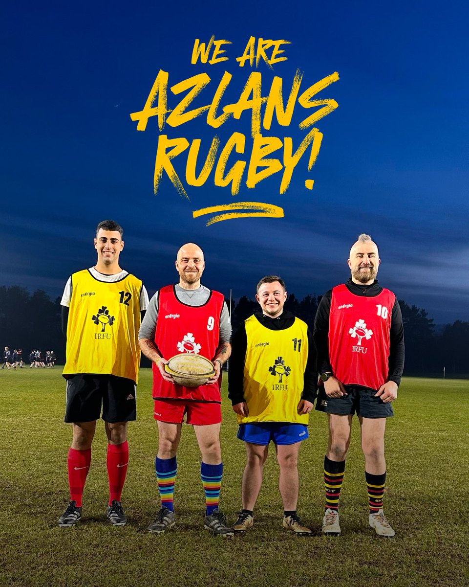 🦁🏉 A massive thank you to Irish Rugby Grassroors for their generous support! Their contribution of new bibs, proudly modelled by our players, along with balls and equipment, continues to help develop inclusive rugby in Northern Ireland.