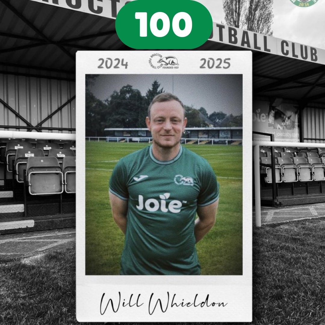 And we’ve already mentioned it, but <a href="/willywhieldon/">will whieldon</a> hits his 100 today and his 50th goal for the club!!! As well as welcoming an addition to the family recently…well done on all fronts Will!!