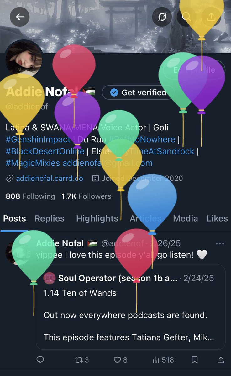 Addie Nofal tweet media