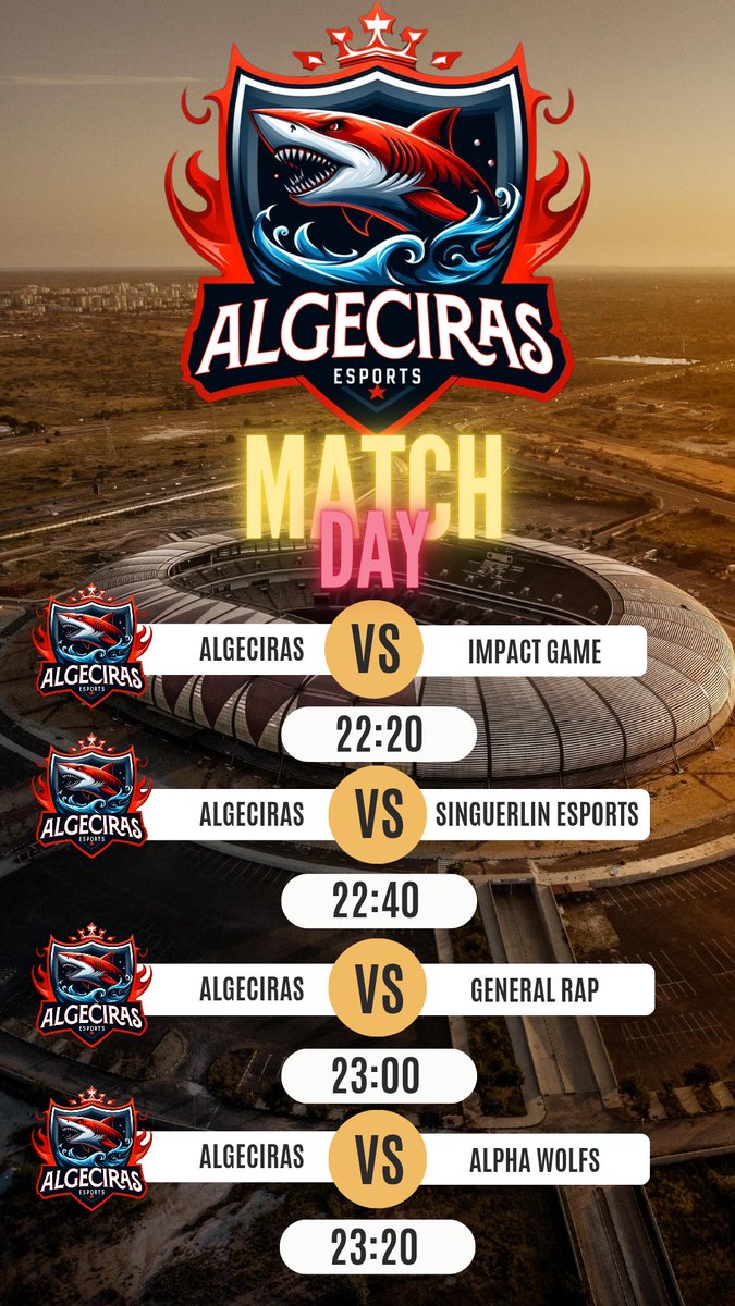 PressXPray's tweet photo. โซ๐ด Jornada Algeciras eSport {25/3}
๐ @Official_EVF vs @ImpactGame_PS5
๐ @PLGeFootBall vs @SinguerlinCP
๐ @VPG_Spain vs #generalrap
๐ @VPG_Spain vs #alphawolfs https://t.co/gP5CRmahyI