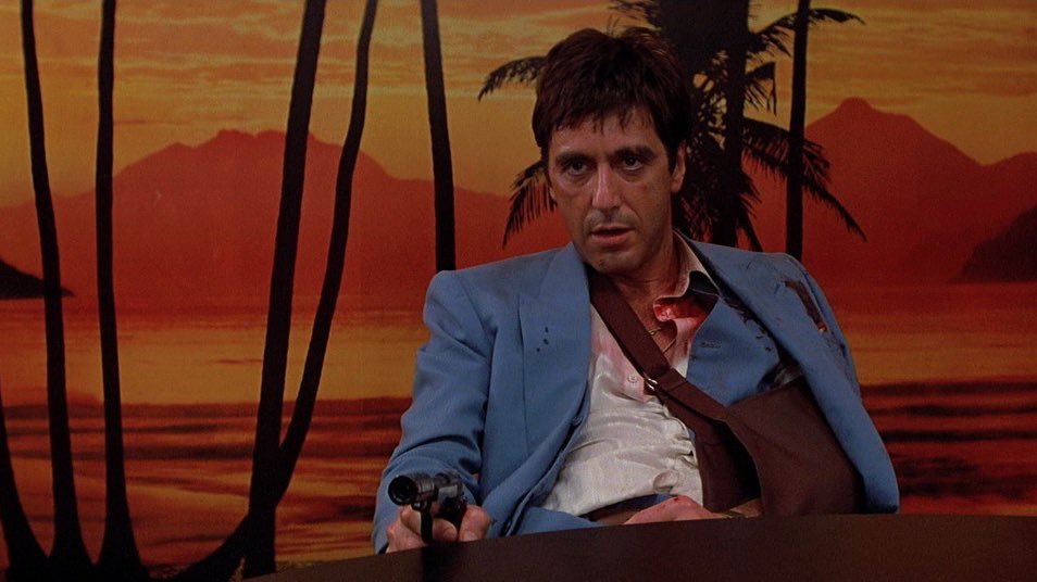 TheCinesthetic's tweet image. Scarface (1983) dir. Brian De Palma