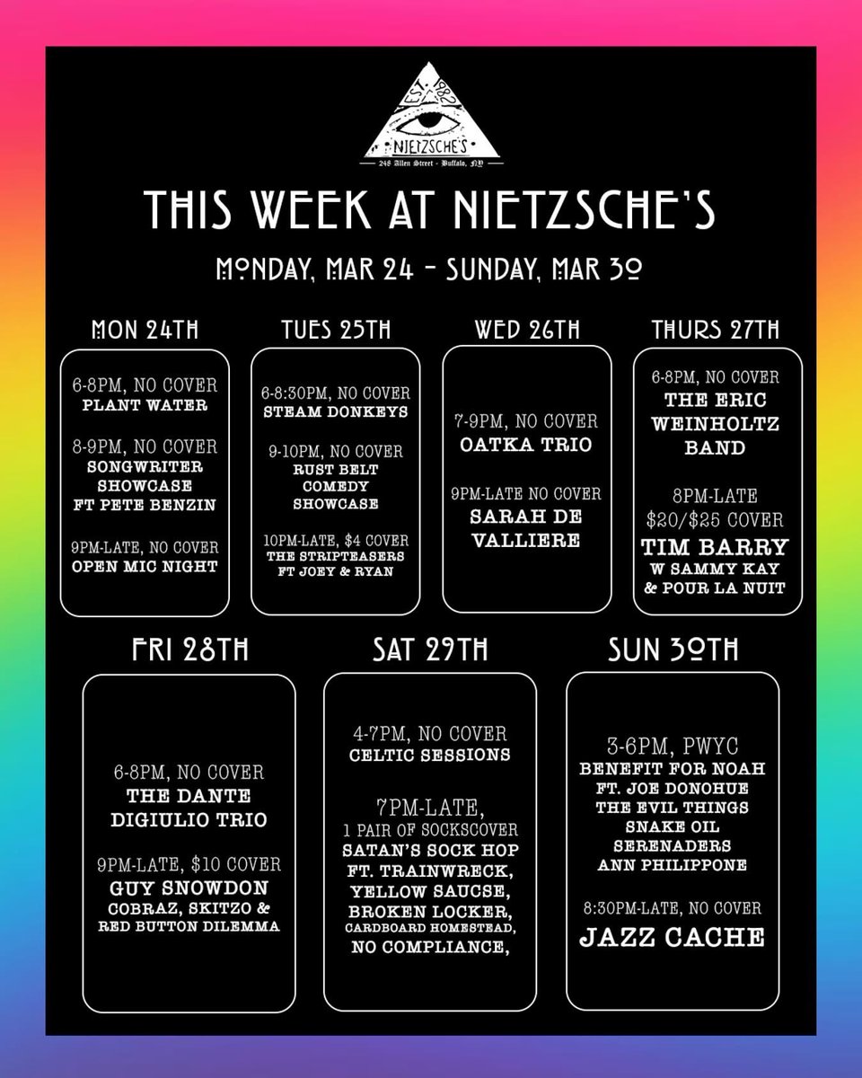 We’re off to #BuffaloNY this Friday March 28th