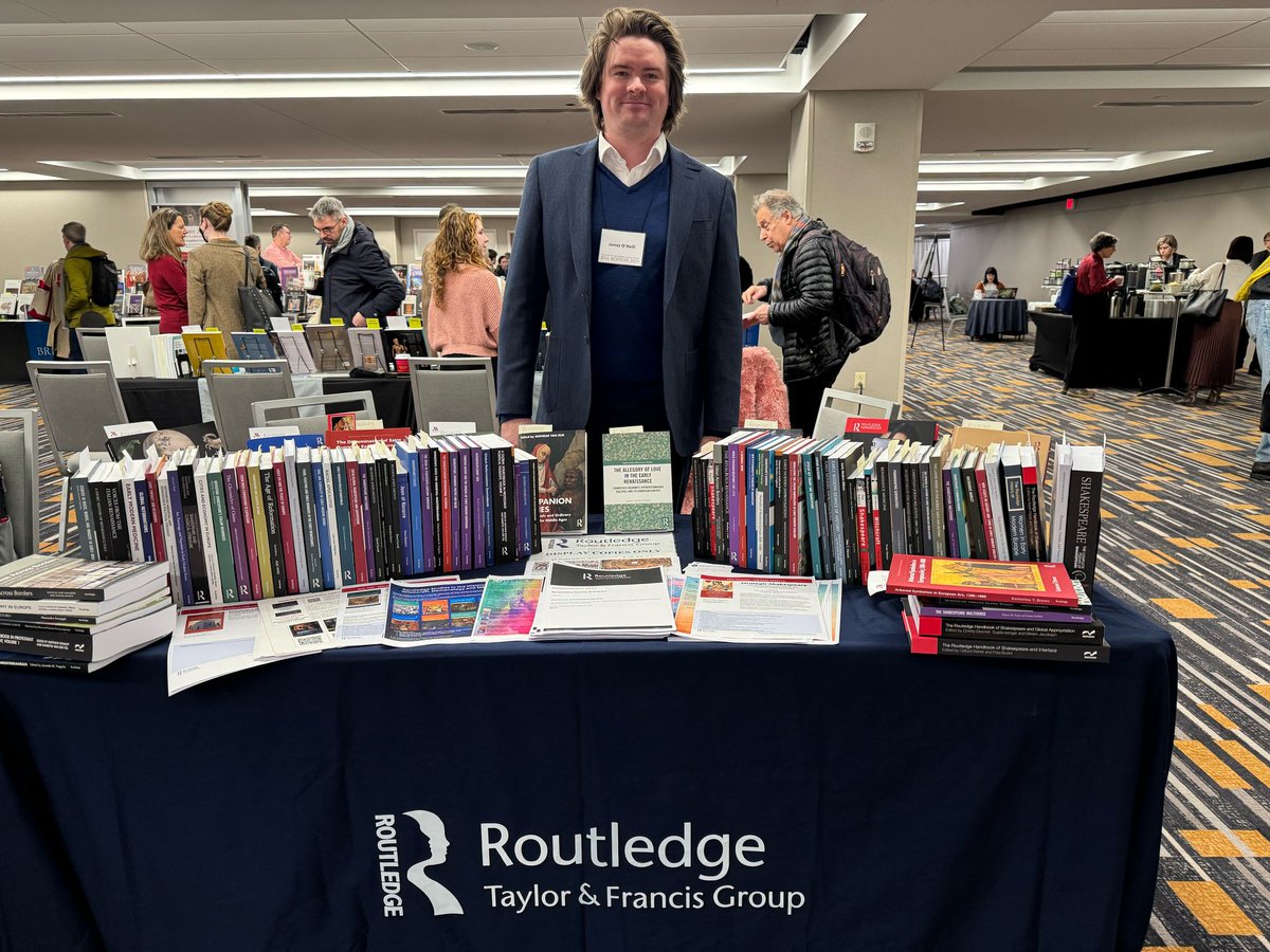 James O'Neill (@jconeill33) on Twitter photo A fantastic time at the #RenaissanceSocietyofAmerica conference in Boston, presenting with Dr. James Russel! Already looking forward to next year's conference in San Francisco.
And a special thanks to <a href="/routledgebooks/">Routledge Books</a> for exhibiting my book at the Conference Book Exhibition! A fantastic time at the #RenaissanceSocietyofAmerica conference in Boston, presenting with Dr. James Russel! Already looking forward to next year's conference in San Francisco.
And a special thanks to <a href="/routledgebooks/">Routledge Books</a> for exhibiting my book at the Conference Book Exhibition!