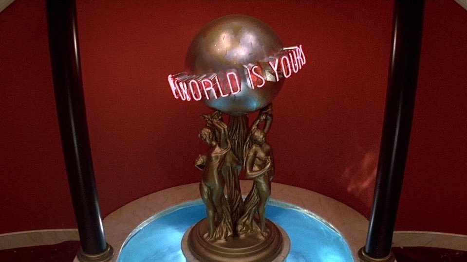 TheCinesthetic's tweet image. Scarface (1983) dir. Brian De Palma