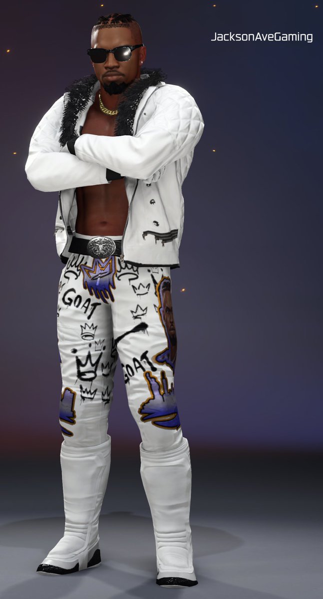JACKS0NAVE's tweet photo. Main Event Ave !!! #WWE2K25 #PS5 #JacksonAve #CAW #Wrestling #RTW #RTDub #NWF #IWF #Original https://t.co/6w5n74Qll5
