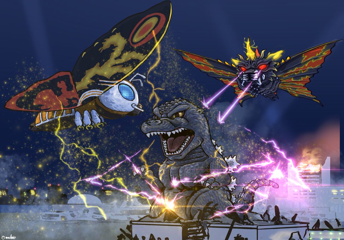 ゴジラVSモスラ」1992 #ゴジラ #Godzilla