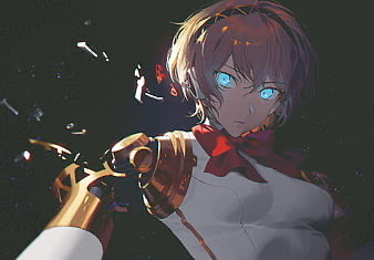 ┌───𝒯𝐻𝐸 𝒜𝐸𝒪𝒩 𝒜𝑅𝒞𝒜𝒩𝒜 ───┐                              
                            ~𝒳𝒳~   

 "I am Aigis. My mission is to 𝖽̶𝖾̶𝗌̶𝗍̶𝗋̶𝗈̶𝗒̶ breed Shadows."    

(♡+⟳)