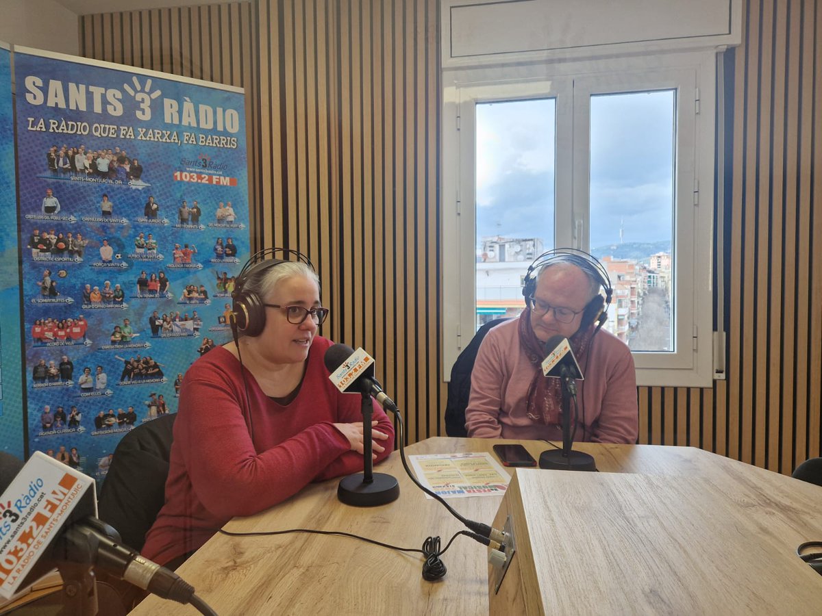 sants3radio (@sants3radio) on Twitter photo La Coral Sant Medir de la Bordeta organitzarà la 3a Festa Major Musical els dies 5 i 6 d'abril.🎼🎷
Al #SantsMontjuïcAlDia ens expliquen les activitats en <a href="/ramonbelar/">Ramon Beltran</a> i <a href="/Asella63950811/">Asel·la</a> de la <a href="/CoralSantMedir/">Coral Sant Medir</a>.
🎧Audio👉go.ivoox.com/rf/143770599
📰Notícia📸👉el3.cat/noticia/100656… La Coral Sant Medir de la Bordeta organitzarà la 3a Festa Major Musical els dies 5 i 6 d'abril.🎼🎷
Al #SantsMontjuïcAlDia ens expliquen les activitats en <a href="/ramonbelar/">Ramon Beltran</a> i <a href="/Asella63950811/">Asel·la</a> de la <a href="/CoralSantMedir/">Coral Sant Medir</a>.
🎧Audio👉go.ivoox.com/rf/143770599
📰Notícia📸👉el3.cat/noticia/100656…