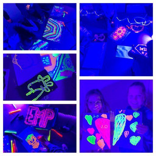 3rd-5th Black Light Parties in Art 😎 #eyestoneiswheretheHEARTis