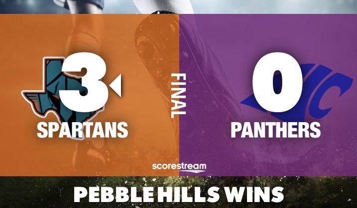 MTZ Media (@mtz_media915) on Twitter photo FINAL in 6A D1 Boys Soccer ⚽️ Region 1 Area Round at Odessa’s Ratliff Stadium 🏆
<a href="/PHHS_BoysFutbol/">Pebble Hills HS Boys Futbol</a> 3️⃣
🆚
North Crowley 0️⃣
The Spartans are Area Champions & advance to the 6A D1 Boys Soccer ⚽️ Region 1 Semifinals!!!!! 🏆🟠
Congratulations to the Panthers on a great season!! FINAL in 6A D1 Boys Soccer ⚽️ Region 1 Area Round at Odessa’s Ratliff Stadium 🏆
<a href="/PHHS_BoysFutbol/">Pebble Hills HS Boys Futbol</a> 3️⃣
🆚
North Crowley 0️⃣
The Spartans are Area Champions & advance to the 6A D1 Boys Soccer ⚽️ Region 1 Semifinals!!!!! 🏆🟠
Congratulations to the Panthers on a great season!!