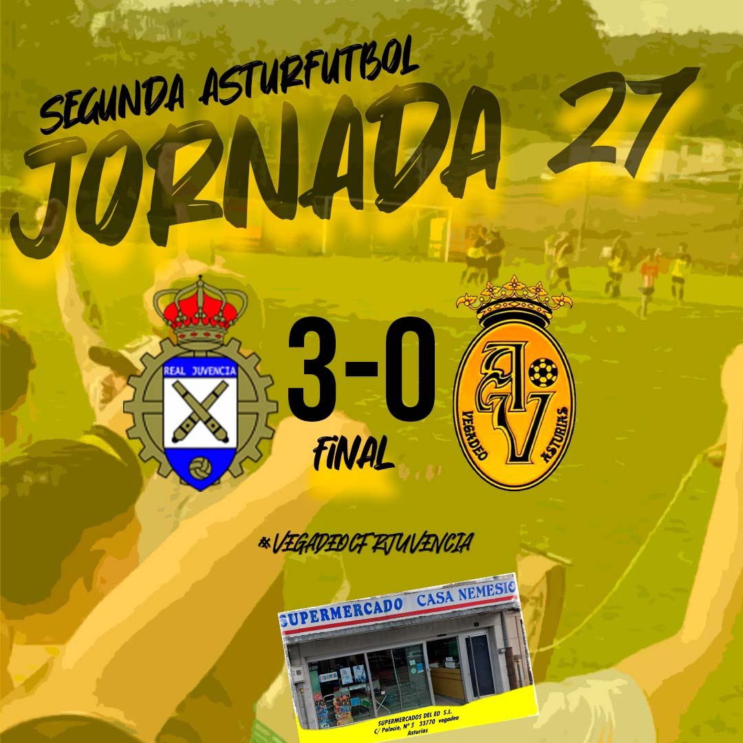 🟡 DERROTA DE NUESTRO REGIONAL 🟡
.
Nuestro regional se dejaba los tres puntos este fin de semana, se queda séptimo con 40 puntos ¡A seguir trabajando!💛 #VamosVegadeo

Os dejamos una crónica de lo que fue el partido:
facebook.com/share/15ytwTQP…