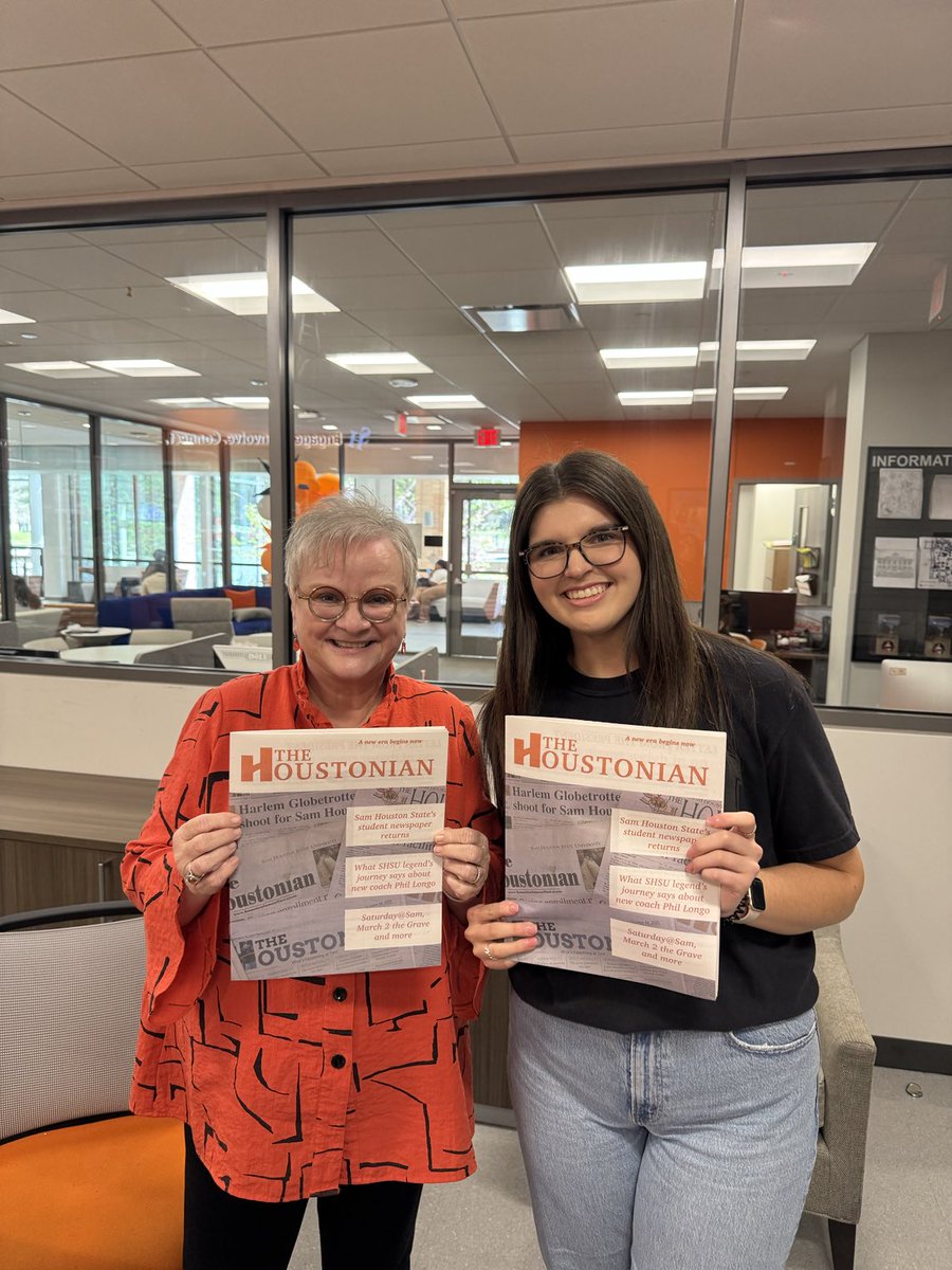 Congratulations to Madison Gordon and the ⁦<a href="/HoustonianNews/">The Houstonian</a>⁩ staff for putting out a fine print issue of the student newspaper! 👏🏻