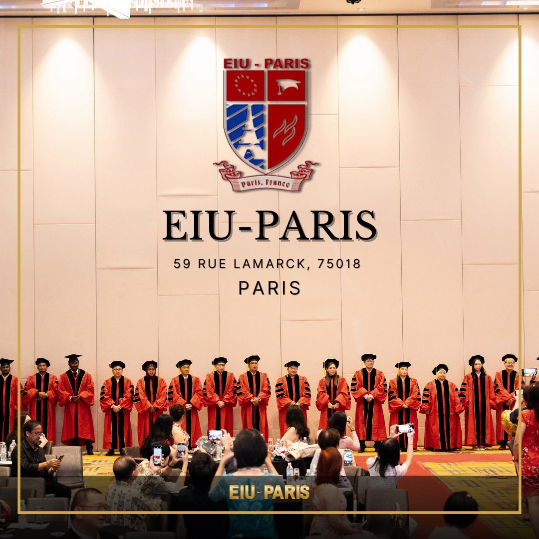 Highlight from a recent EIU-Paris graduation ceremony ! 

Congratulations, Graduates! and all the best in your future journeys.
📍 Millenium Plaza, Dubai

📩 info@eiu.ac
📞WhatsApp: +33607591197
🌐 eiu.ac/lead_form/
 
#eiuparis #convocation #graduationday #dubai