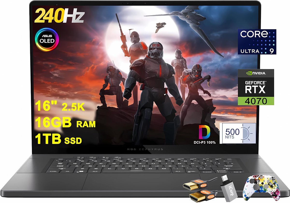 noazonelec's tweet image. ASUS ROG Zephyrus G16 review: RTX 4070, OLED 240Hz, Intel Ultra 9 power! Thin &amp;amp; light gaming laptop - is it the best deal? Read now!
Link : noazon.com/top-asus-gamin…

#ROGZephyrusG16 #GamingLaptop #RTX4070 #OLEDGaming #LaptopDeals #TechReview #Noazon