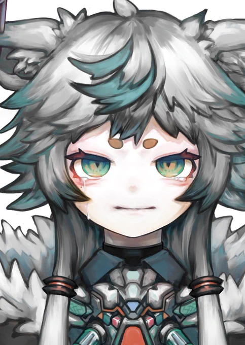 IRIAM用立ち絵獣耳先生顔面と動作確認動画です。販売リンクは引用元に。 #IRIAM 