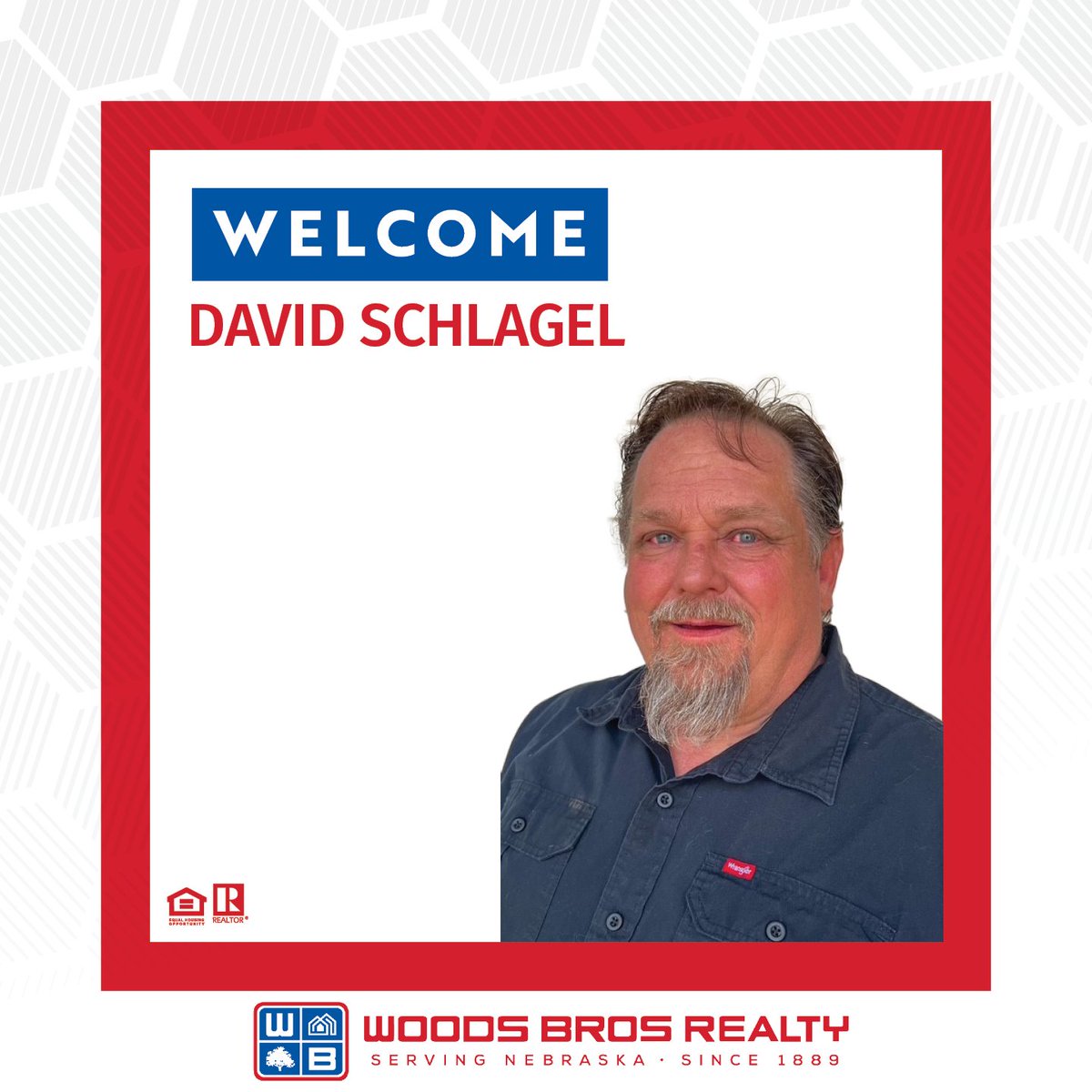WELCOME to the #WoodsBrosFamily David! 💙❤️⁠
⁠
We are excited to have David Schlagel joining our Woods Bros team of associates! 🎉⁠
⁠
#woodsbrosrealty #woodsbros #wbr #beatricerealtor #nebraskarealtor #celebrating135years #realestate
