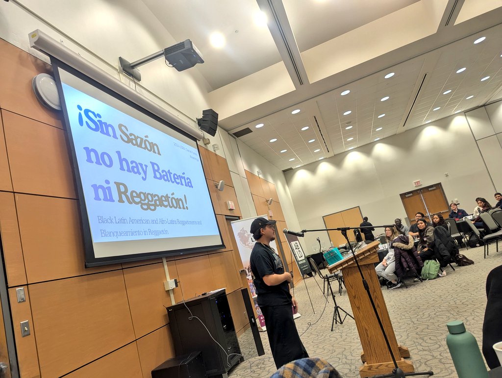 Got a chance to learn from students today at the "Student Showcase: Joy &amp; Resistance."

Students in the Africa &amp; Black Diaspora Studies, Latin American &amp; Latin Studies, Indigenous Studies &amp; Arab Studies came together to share their work, stories, &amp; knowledge.
#HamOnt #ABLDatMac