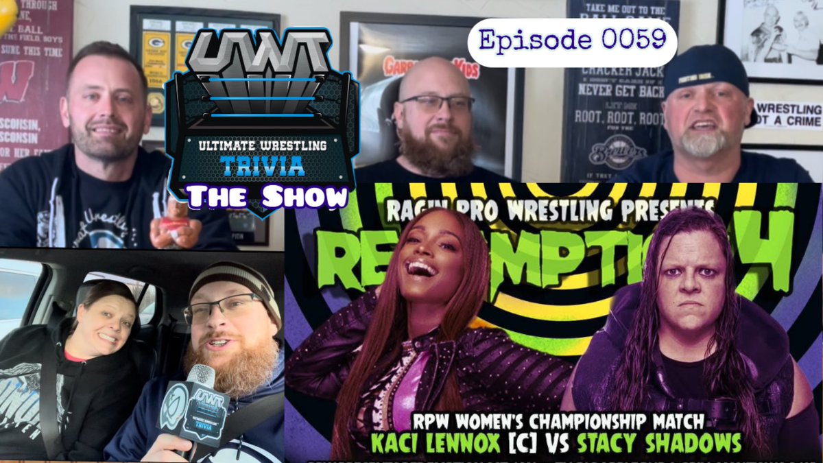 Join us for a special watch along episode of UWT The Show as we watch RPW Women’s Champion Kaci Lennox take on “The Midwest Slayer” Stacy Shadows from this past January!

Watch along at:
youtu.be/RdSAiRz6NEU?si…