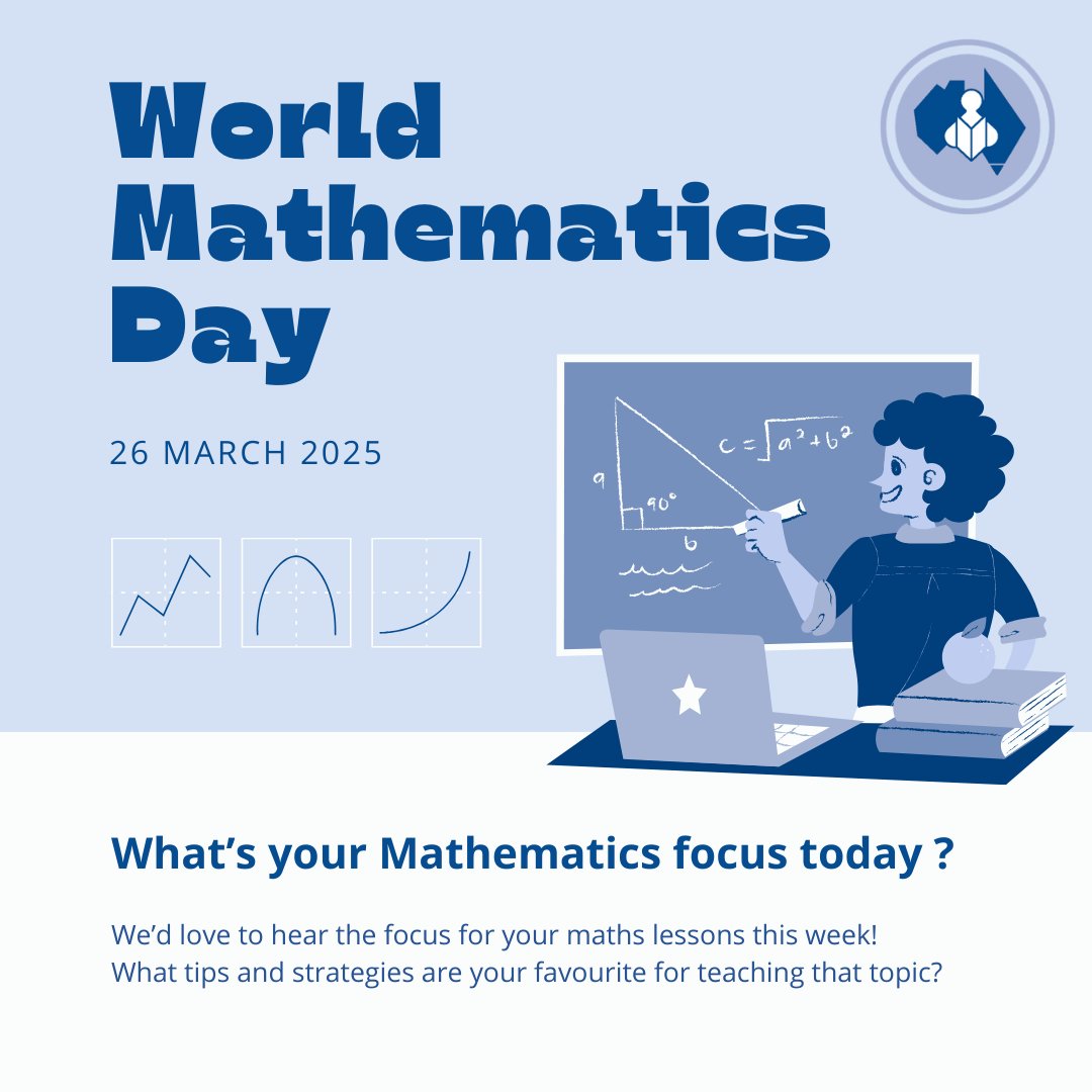 On World Maths Day we hope you have some fun in your maths lessons! We'd love to hear what you're up to!

From us to you, take a look at our Bulletin issue on "Best Practice in Mathematics Instruction and Intervention":
 ldaustralia.org/publications/b…