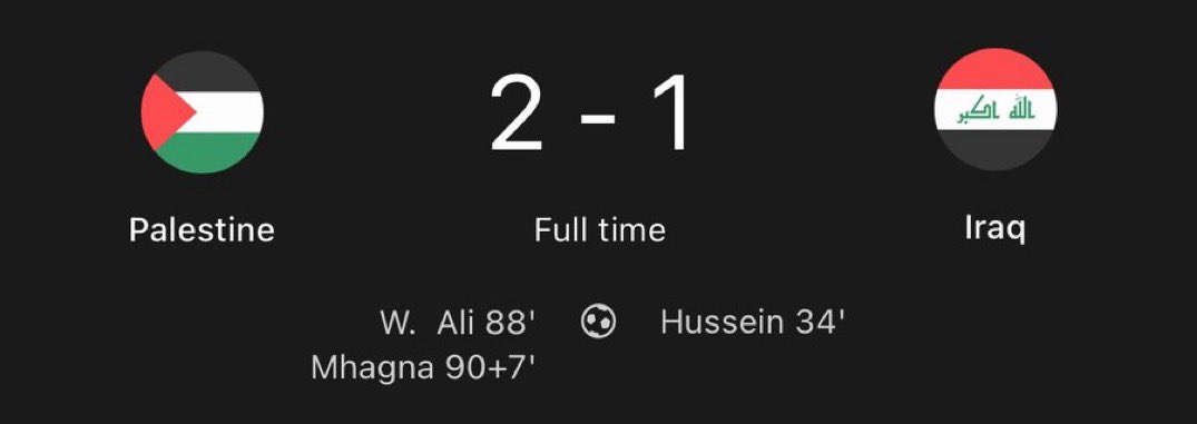 Calcio e Rivoluzione (@calcio_riv) on Twitter photo La nazionale di calcio della 🇵🇸 ha vinto con una rimonta clamorosa negli ultimissimi minuti di gioco. Una squadra che non si è mai arresa, proprio come il popolo che rappresentano, che ha giocato con orgoglio e determinazione La nazionale di calcio della 🇵🇸 ha vinto con una rimonta clamorosa negli ultimissimi minuti di gioco. Una squadra che non si è mai arresa, proprio come il popolo che rappresentano, che ha giocato con orgoglio e determinazione