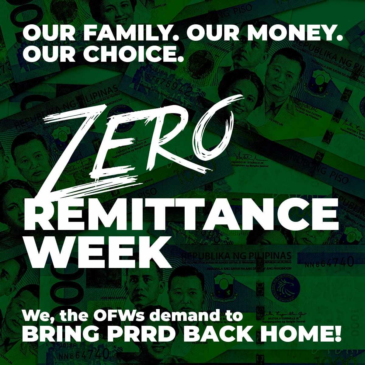 DelaCruz_M311's tweet image. #ZeroRemittanceWeek from March 28 to April 4, 2025 

This will have a big impact on the present government. 
#Dasurv
#OustMarcos
ctto