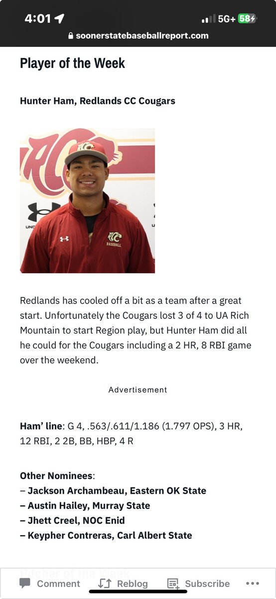 👀 Congrats ⁦<a href="/HunterHam13/">HH1️⃣</a>⁩ Proud of you Son! Luv u!