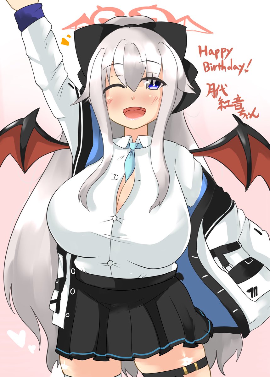 #月謝アート
遅くなってしまいましたが、お誕生日おめでとうございます!
勝手ながら同じ誕生日の、ブルアカのアリスと同じような格好をさせていただきました! 