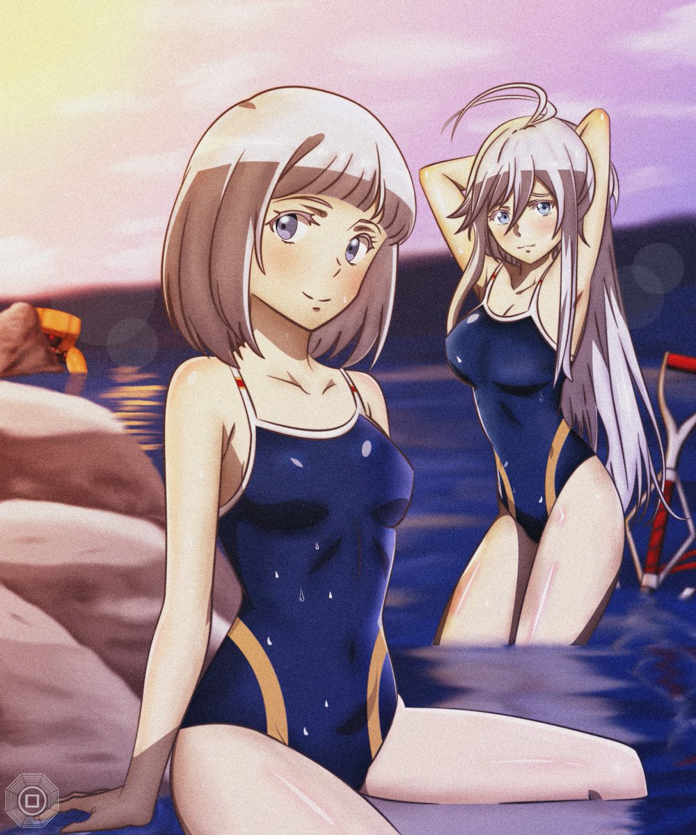 STARWARSSTUDIO's tweet image. Vladilena Milizé and Bob hair girl in swimsuits, made this a while ago and it was for the memes. I wasn't sure if I should upload this or if people wanted to see this.
#エイティシックス
#EightySix
#86エイティシックス