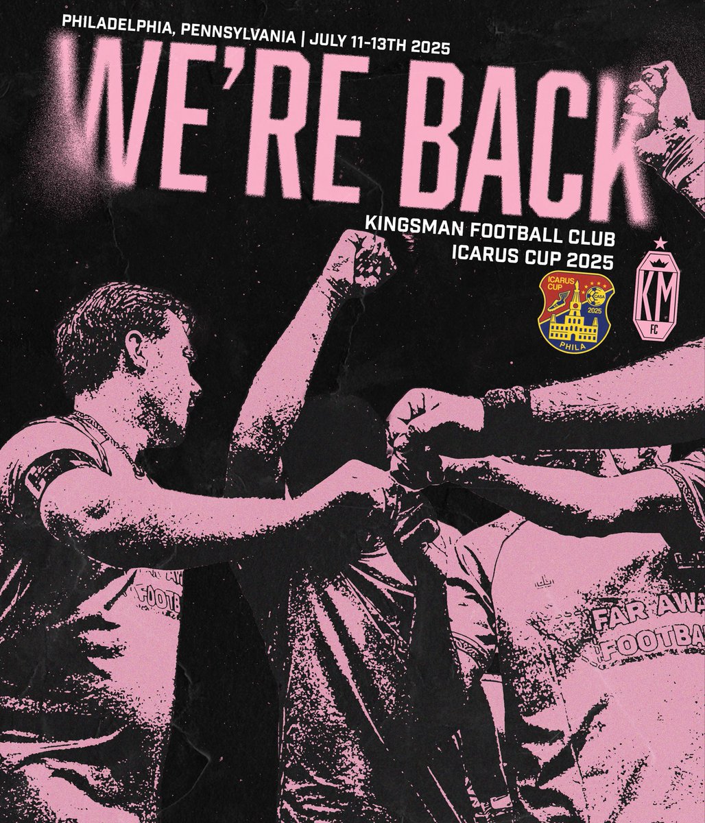 Kingsman FC (@thekingsmanfc) on Twitter photo WE’RE SO BACK!
We’re extremely excited to announce that we will be participating in the 2025 <a href="/icarus_football/">Icarus Football</a> Cup!
We can’t wait to step back onto the field this July, we’ll be making some roster decisions soon so stay tuned. WE’RE SO BACK!
We’re extremely excited to announce that we will be participating in the 2025 <a href="/icarus_football/">Icarus Football</a> Cup!
We can’t wait to step back onto the field this July, we’ll be making some roster decisions soon so stay tuned.