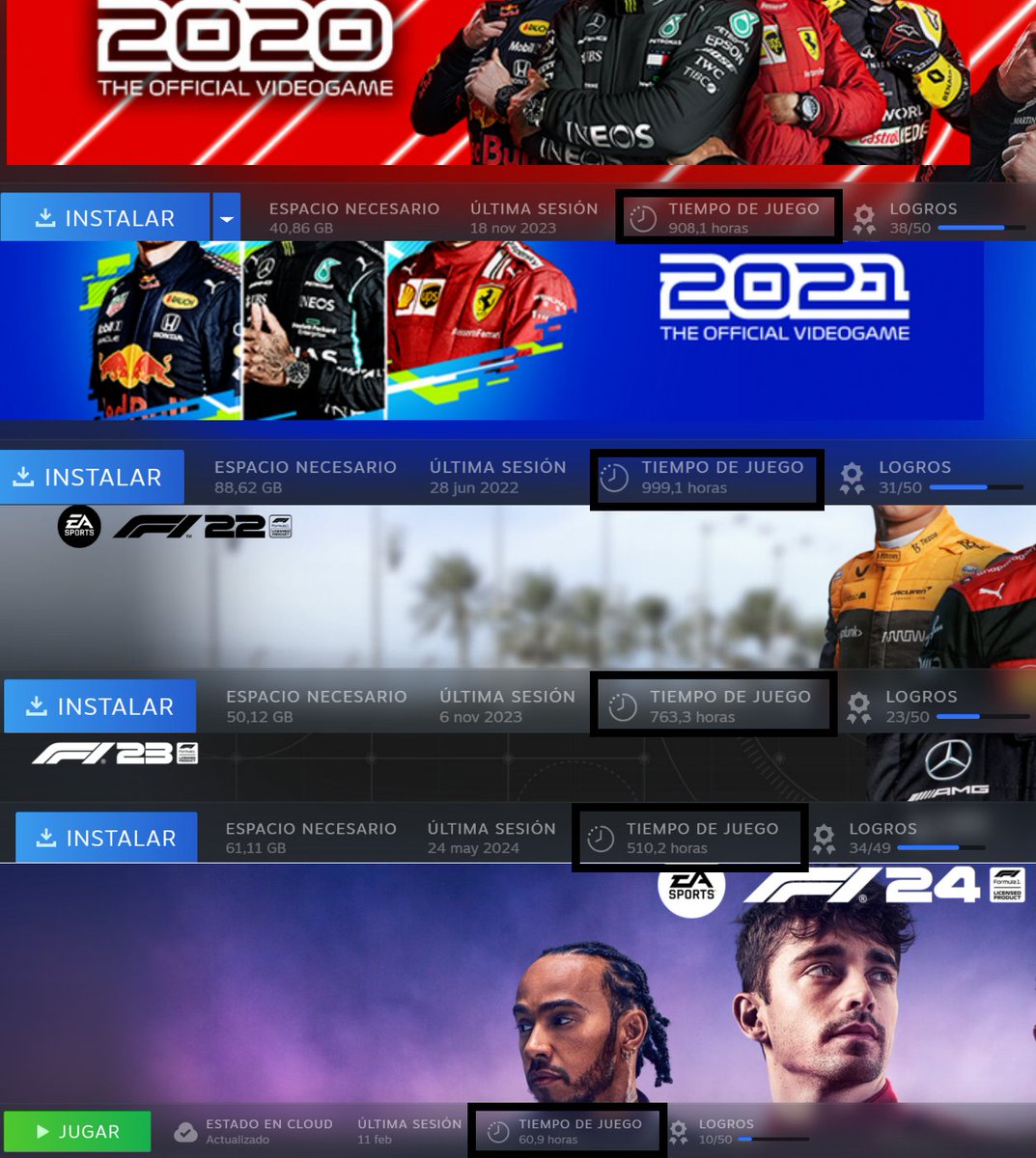 No se si será la edad pero cada año que pasa juego menos al F1, El juego del 2024 creo que marcado un punto de inflexión en todos los que jugamos a este tipo de juegos. Como Alonsista! JAJA. No pierdo la confianza de que el f1 2025 pegue un cambio radical!    <a href="/EASPORTSF1/">EA SPORTS F1</a>