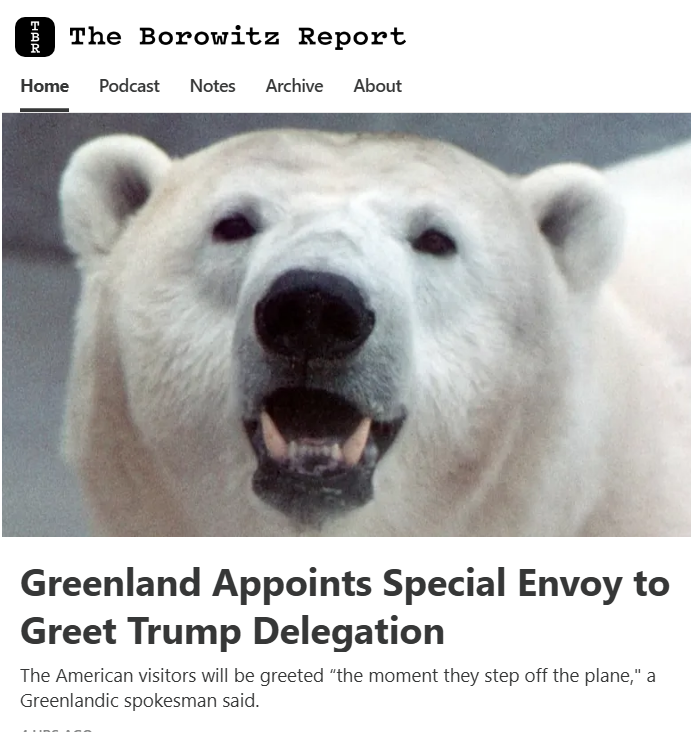 <a href="/OJoelsen/">Orla Joelsen</a> I commend the choice of special envoy to greet them.