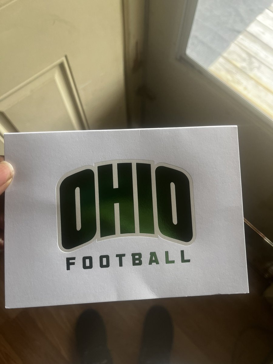 Thank you for the letters <a href="/CoachButters/">CoachMattButterfield</a> <a href="/OhioFBRecruit/">Ohio Football Recruiting</a> <a href="/OhioFootball/">Ohio Football</a> <a href="/BobcatsStudios/">OhioBobcatsStudios</a> <a href="/coachsmitttty/">Brian Smith</a> <a href="/CoachIzzy1/">Scott Isphording</a> <a href="/KYFUTURESTARS/">Ricco Hughes</a> <a href="/EthanGasparFB/">Ethan Gaspar</a> <a href="/CoachMullins77/">Bryan Mullins</a> <a href="/Gribbsx/">Gribbs</a>