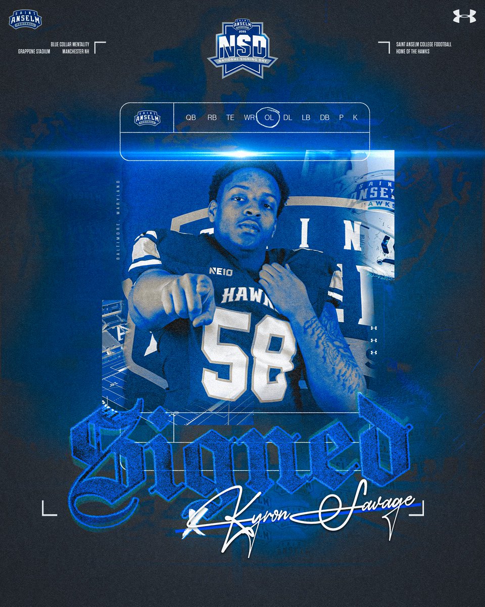 𝐖𝐄𝐋𝐂𝐎𝐌𝐄 𝐓𝐎 𝐓𝐇𝐄 𝐇𝐈𝐋𝐋𝐓𝐎𝐏 🤝🏡

✍️ Kyron Savage <a href="/ky_savage07/">Kyron Savage</a> 
🏈 Offensive Line
📍 Baltimore, Maryland

#BCM #NSD25