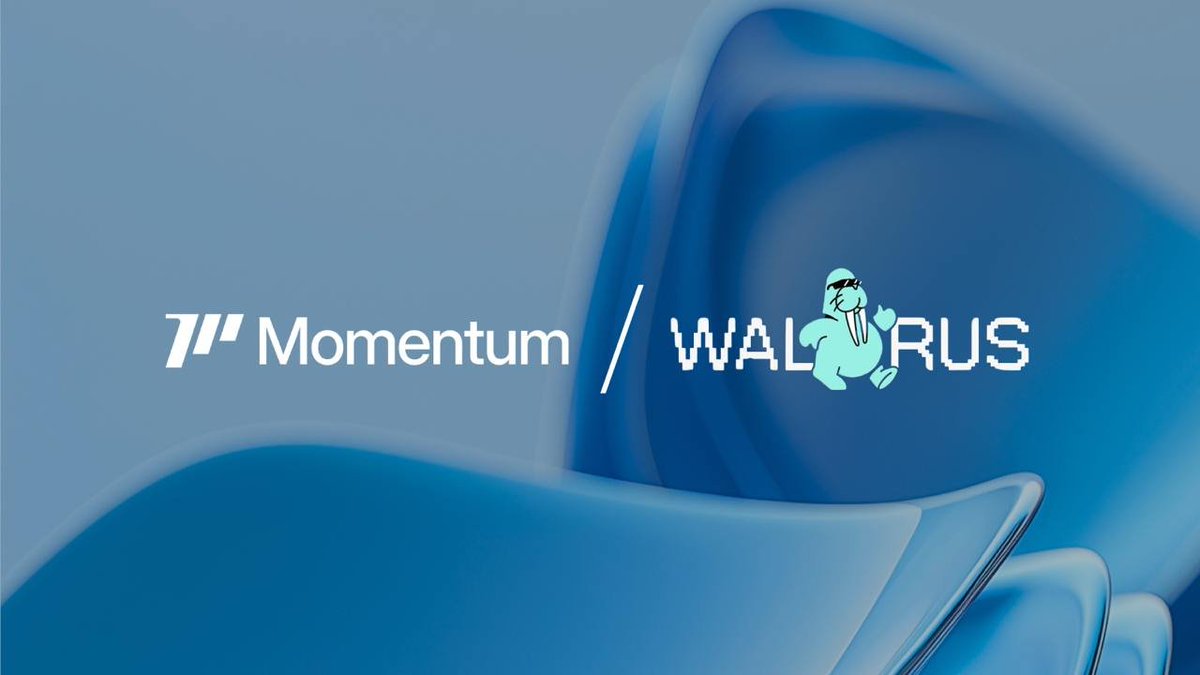 Momentum (@mmtfinance) on Twitter photo Momentum is excited to highlight the future of decentralized storage <a href="/WalrusProtocol/">Walrus 🦭/acc ,「🦑」</a>
They will provide an efficient solution for data storage with erasure coding, reducing costs compared to traditional methods. Momentum is excited to highlight the future of decentralized storage <a href="/WalrusProtocol/">Walrus 🦭/acc ,「🦑」</a>
They will provide an efficient solution for data storage with erasure coding, reducing costs compared to traditional methods.